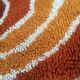 Tapis rond vintage