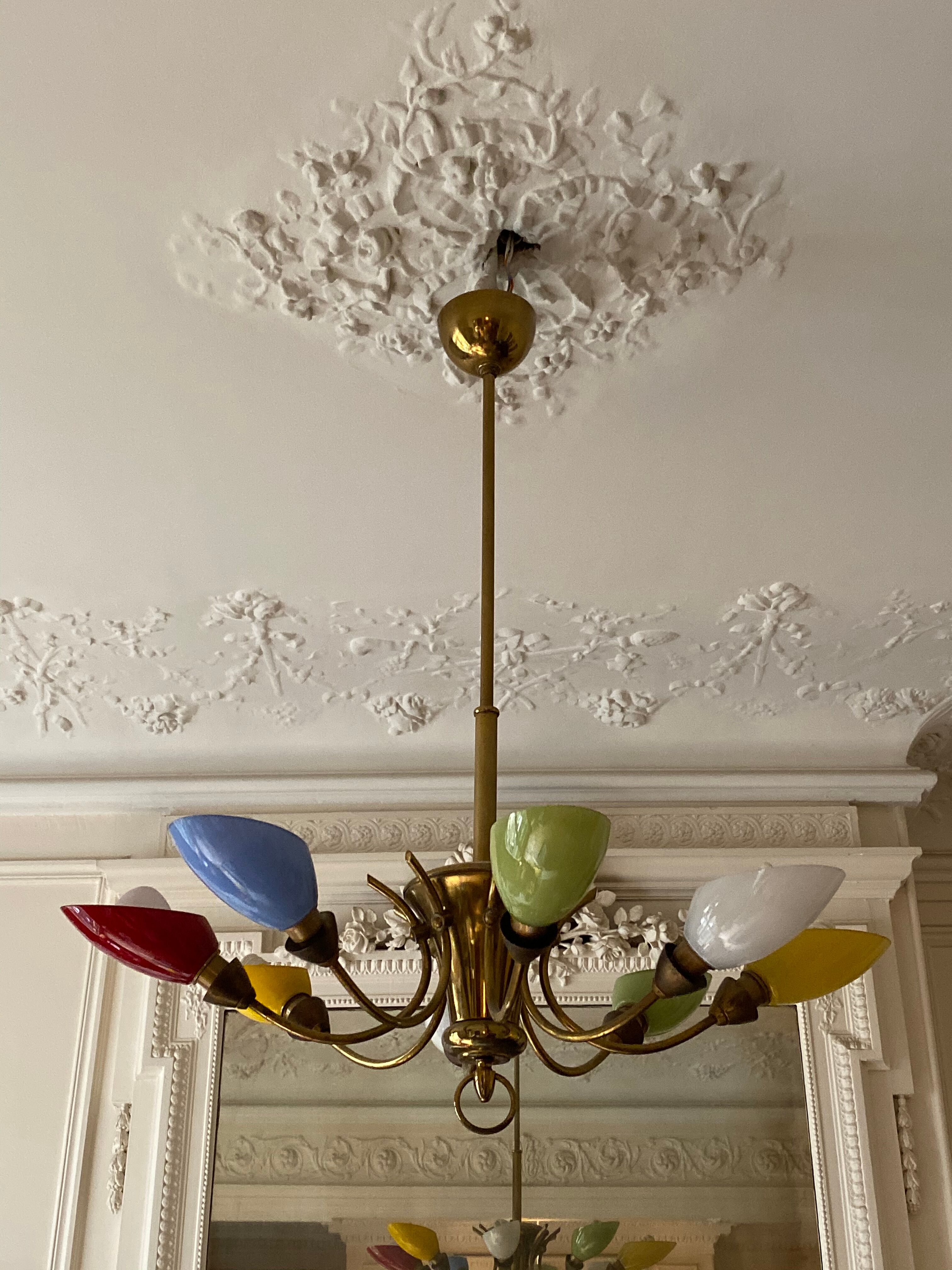 Lustre couleur des années 50
