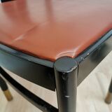 Vintage thonet original postmodern dine chair / made in 2000 vienna / bentwood dining chair / brown