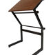 Bureau industriel des années 70 Pays-Bas Marko Galvanitas avec sa chaise
