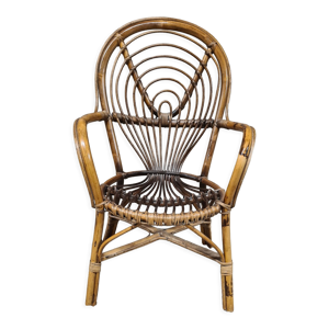Fauteuil rotin bambou