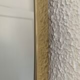 Vintage mirror 1960 asymmetrical mirror - 46 x 24 cm