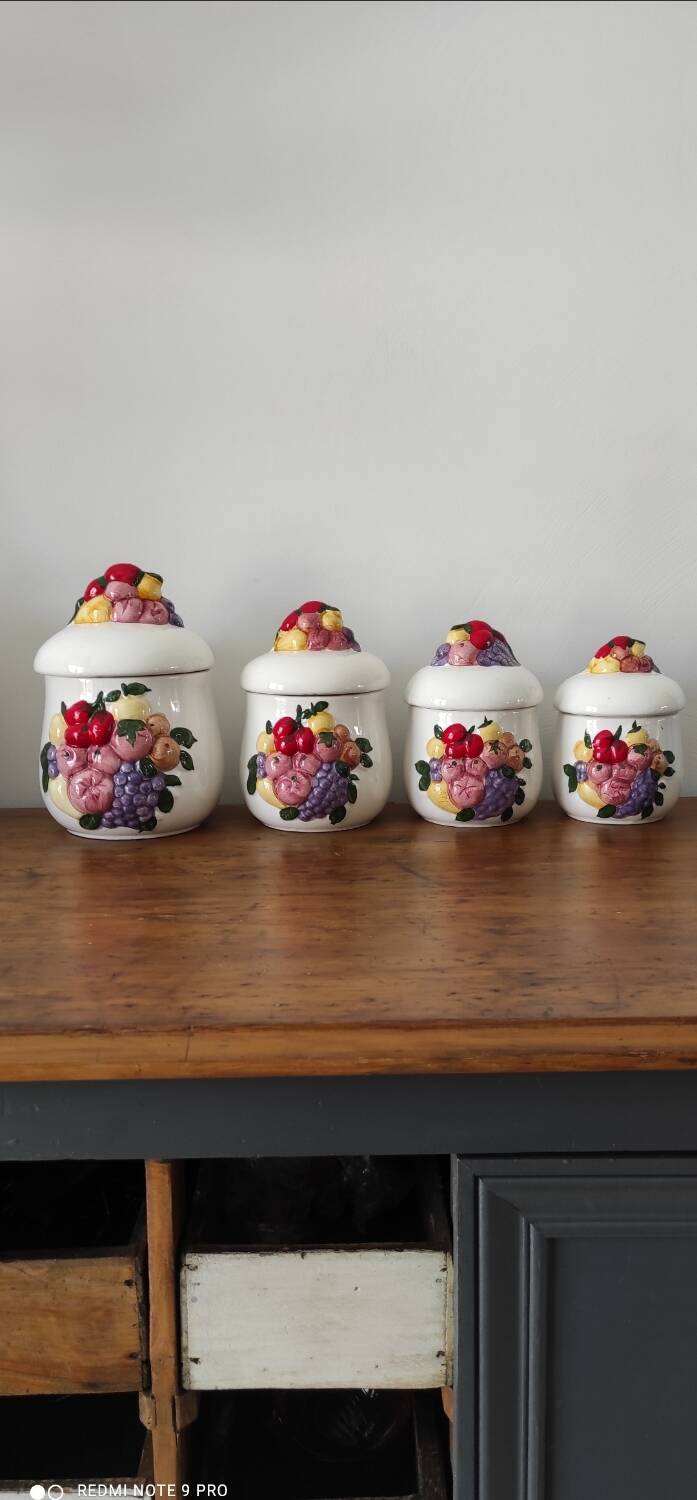 Barbotine Kitchen Pot Set