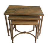 Brass and imarbre tables