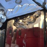 Venetian mirror XIXth 120 x 74 cm