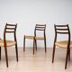 Niels Otto Møller Model 15 Dining Table with Six Model 78 Chairs, J.L. Møll