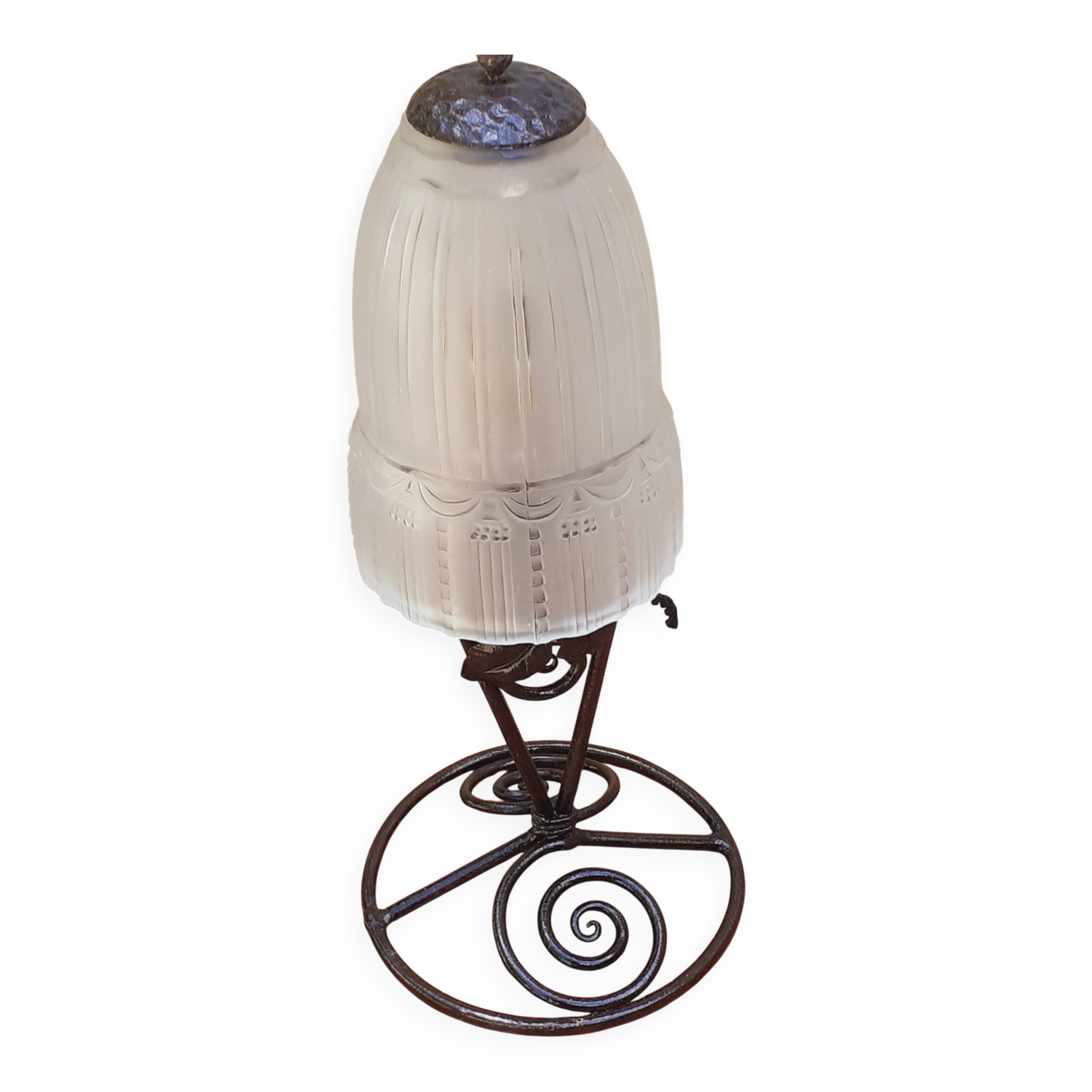 Art Deco lamp by Muller Frères Lunéville