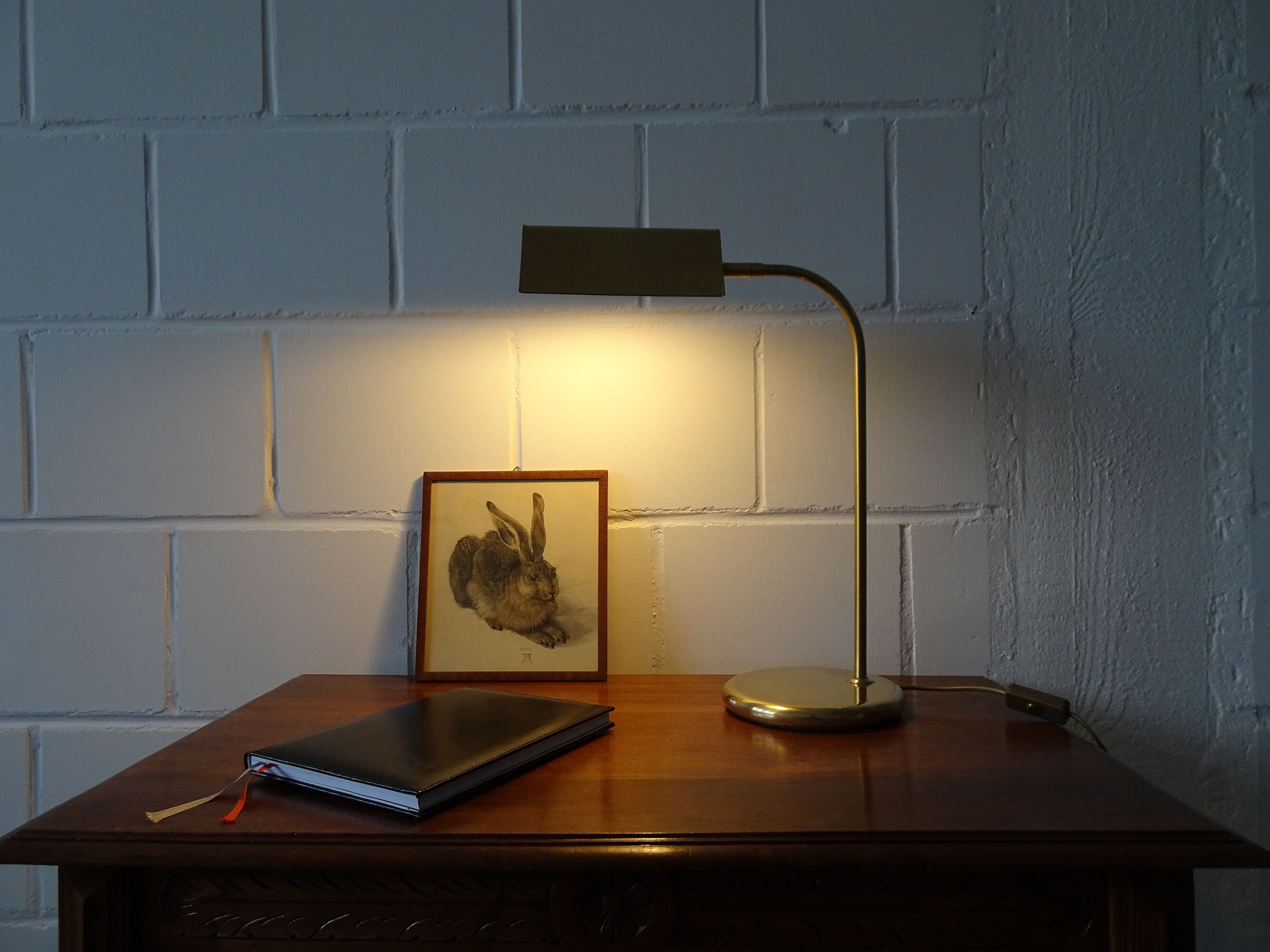 Brass desk lamp from OMI