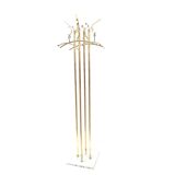 Standing vintage Hollywood Regency coat rack made of plexiglass and metal from the 1970s
