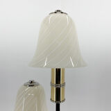 Italian Chrome & Murano Glass 'Magic Mushrooms' Floor Lamp, 1970's