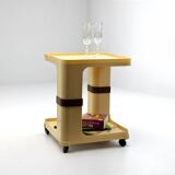 Space Age Bar Cart with Modular Storage by Flair, Holland 1970s