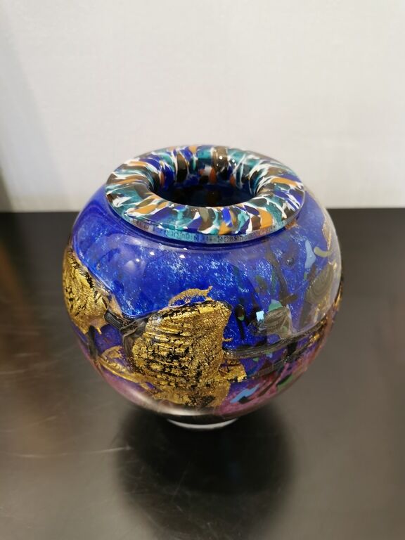 Blown glass vase by Jean Claude NOVARO