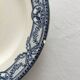 2 antique flat plates made of ironstone "Directoire" Salins