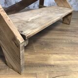 Former wooden workshop step