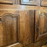 Important Louis XV style walnut sideboard.