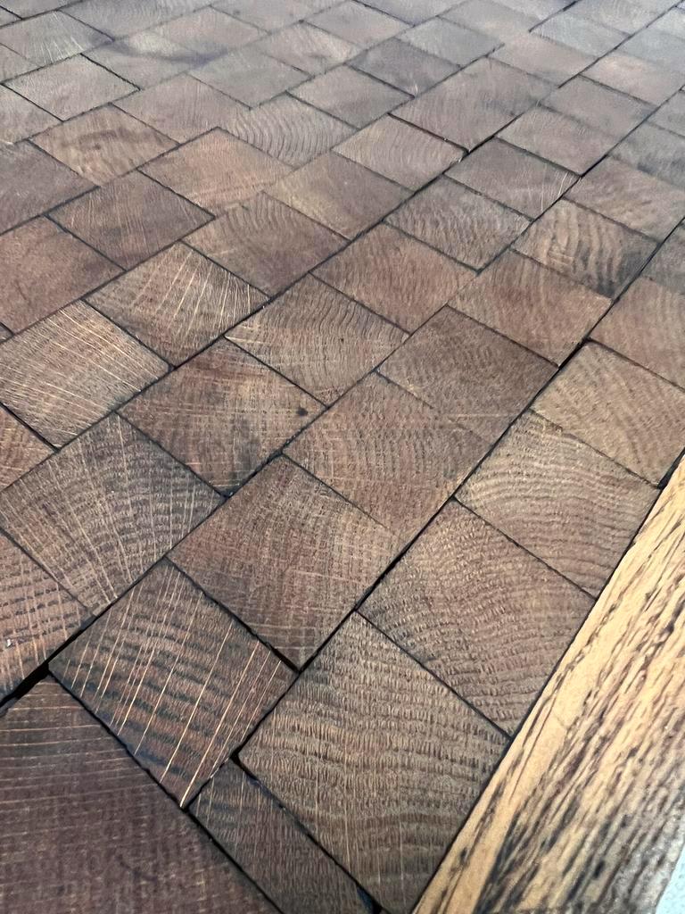 Sturdy wooden vintage coffee table