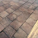 Sturdy wooden vintage coffee table