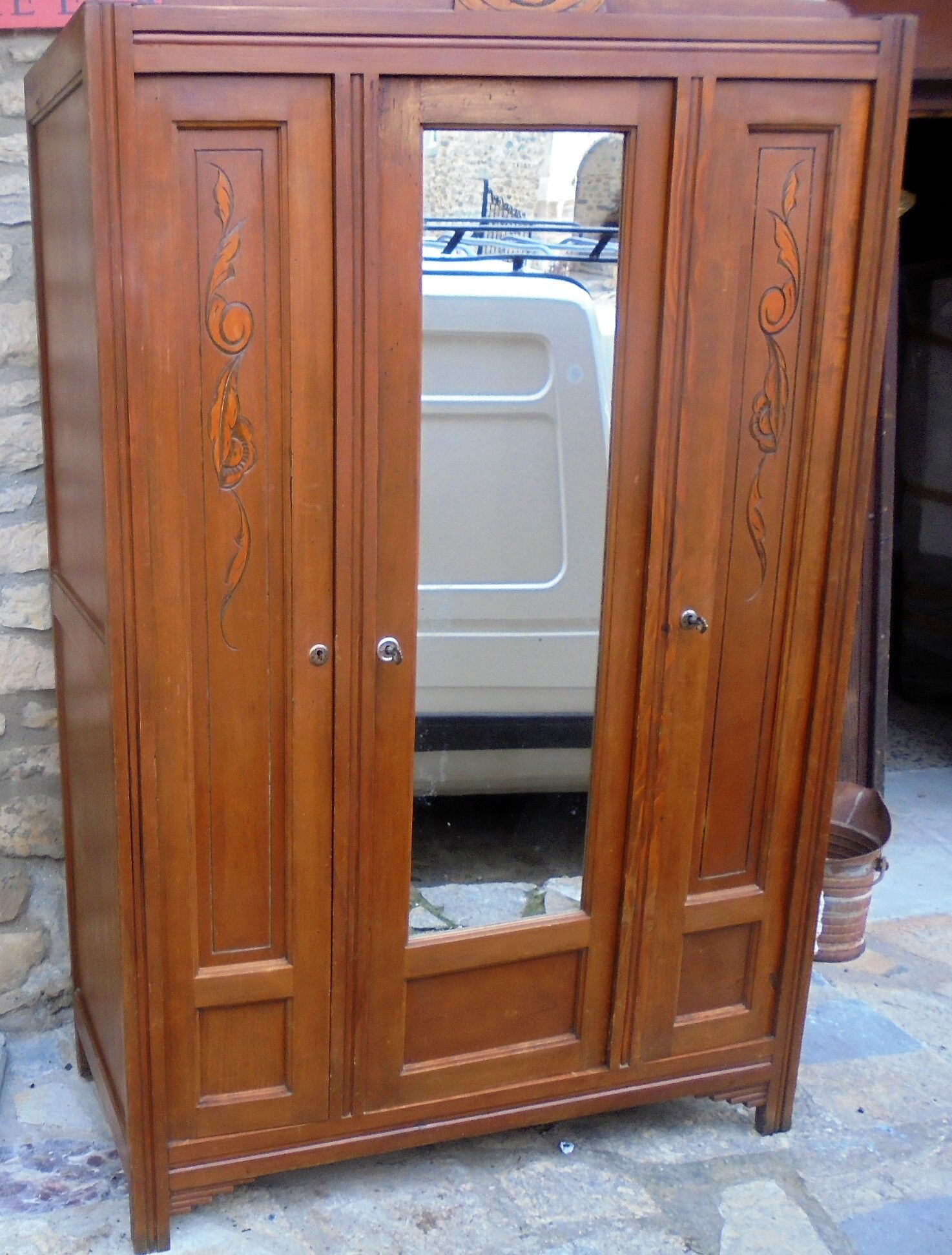 Armoire penderie art déco