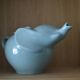 Elephant turquoise blue teapot (large model)