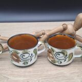 Set of 4 Argenteuil Boch cups 1966