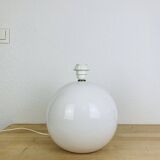 White and red ceramic ball lamp, 1980s