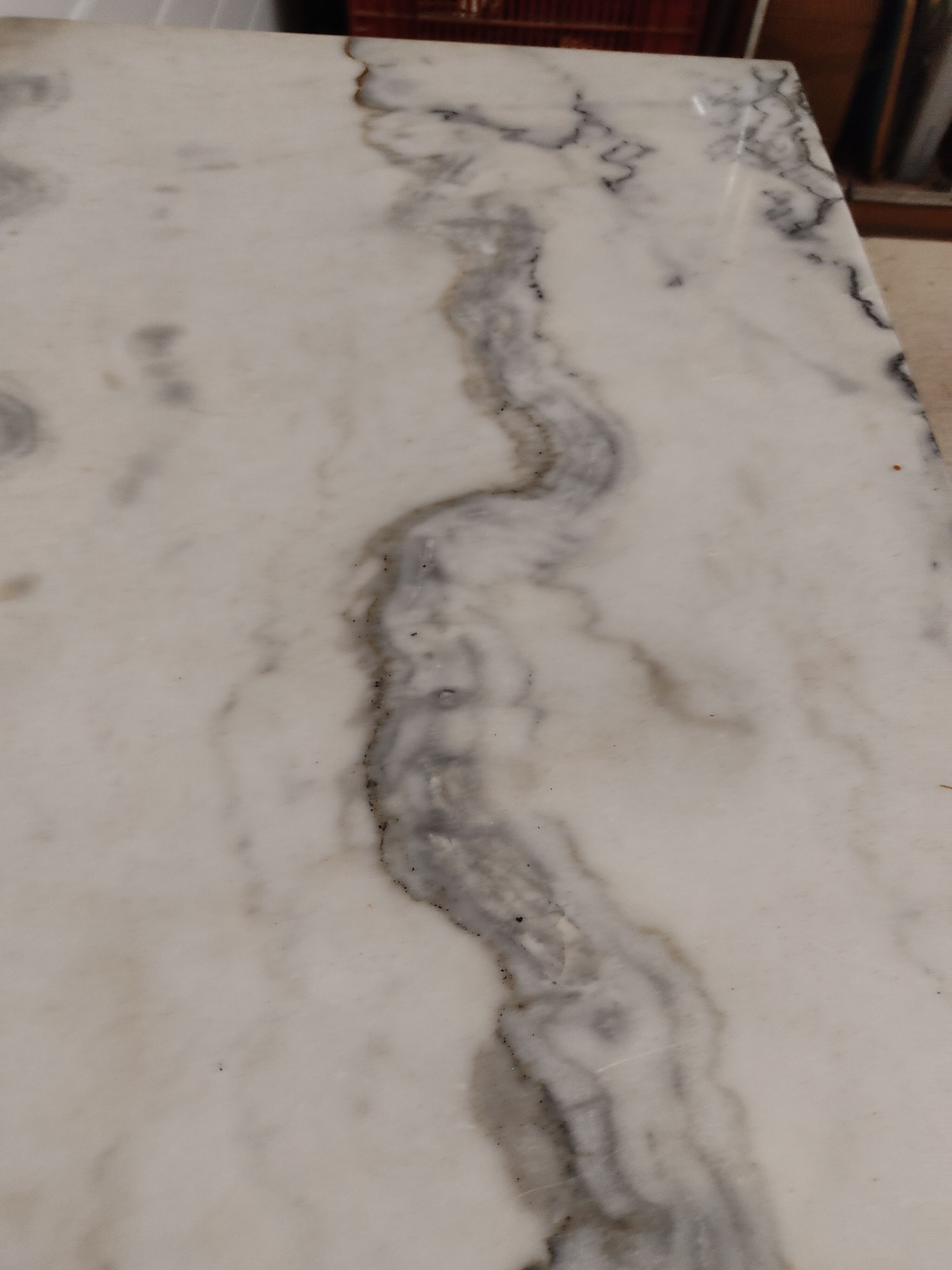 Table bistro heavy marble