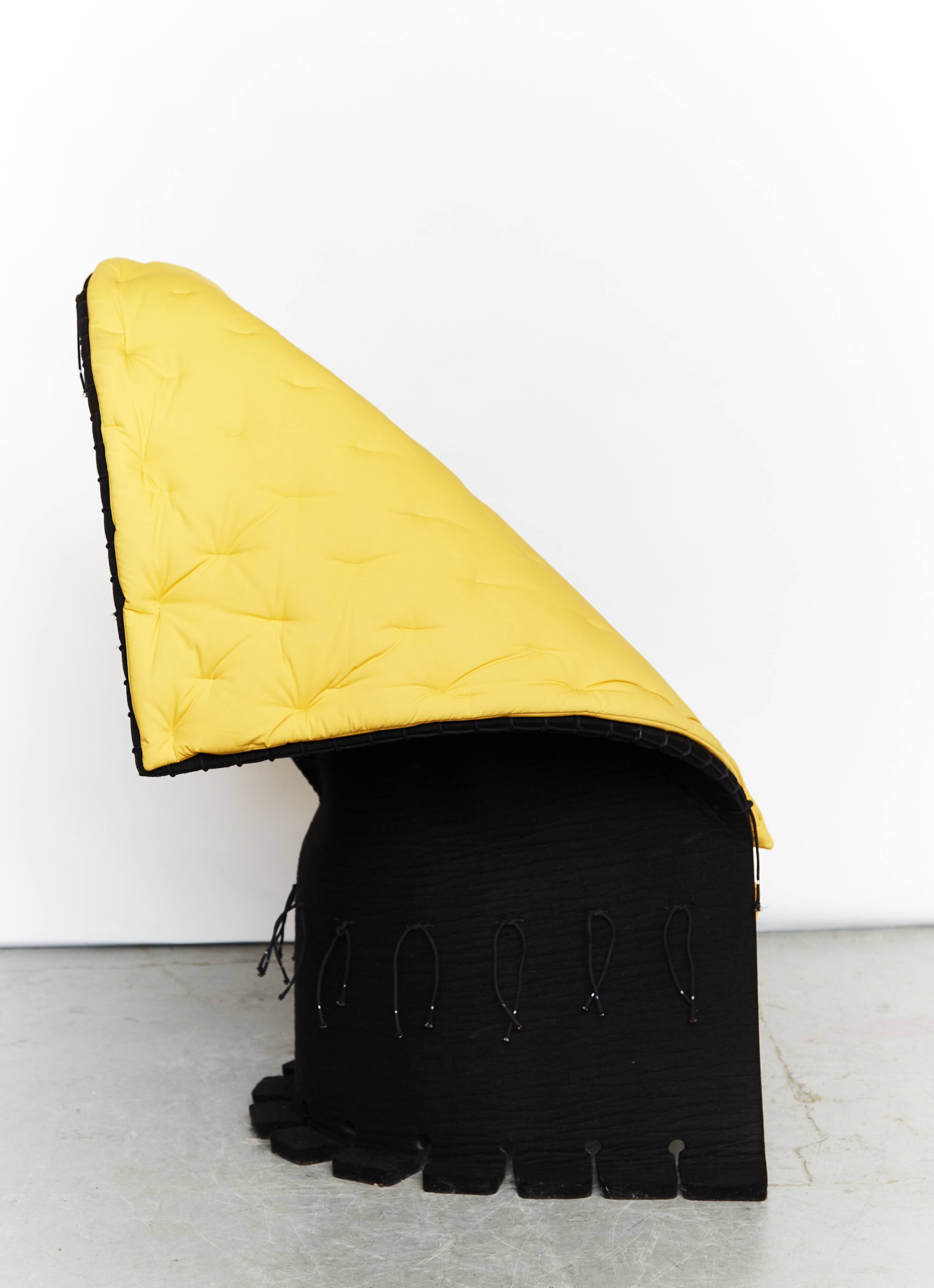 Gaetano Pesce lounge chair n°357 “Feltri” for Cassina, 1986