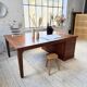 Double-sided walnut counter desk 1900
