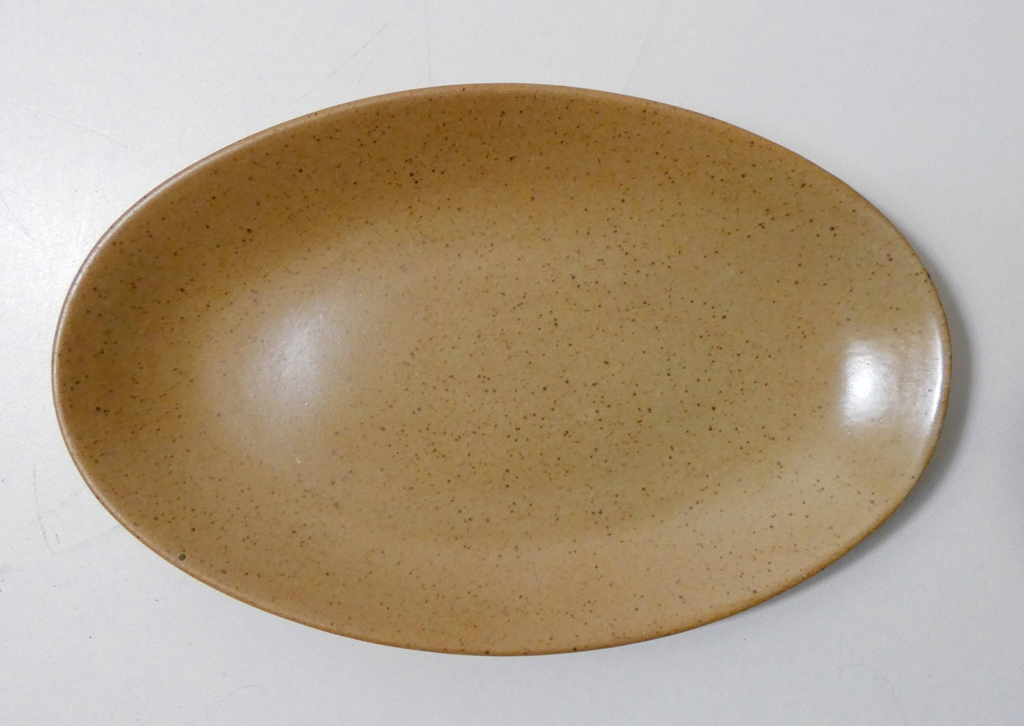 2 stoneware dishes, vintage village