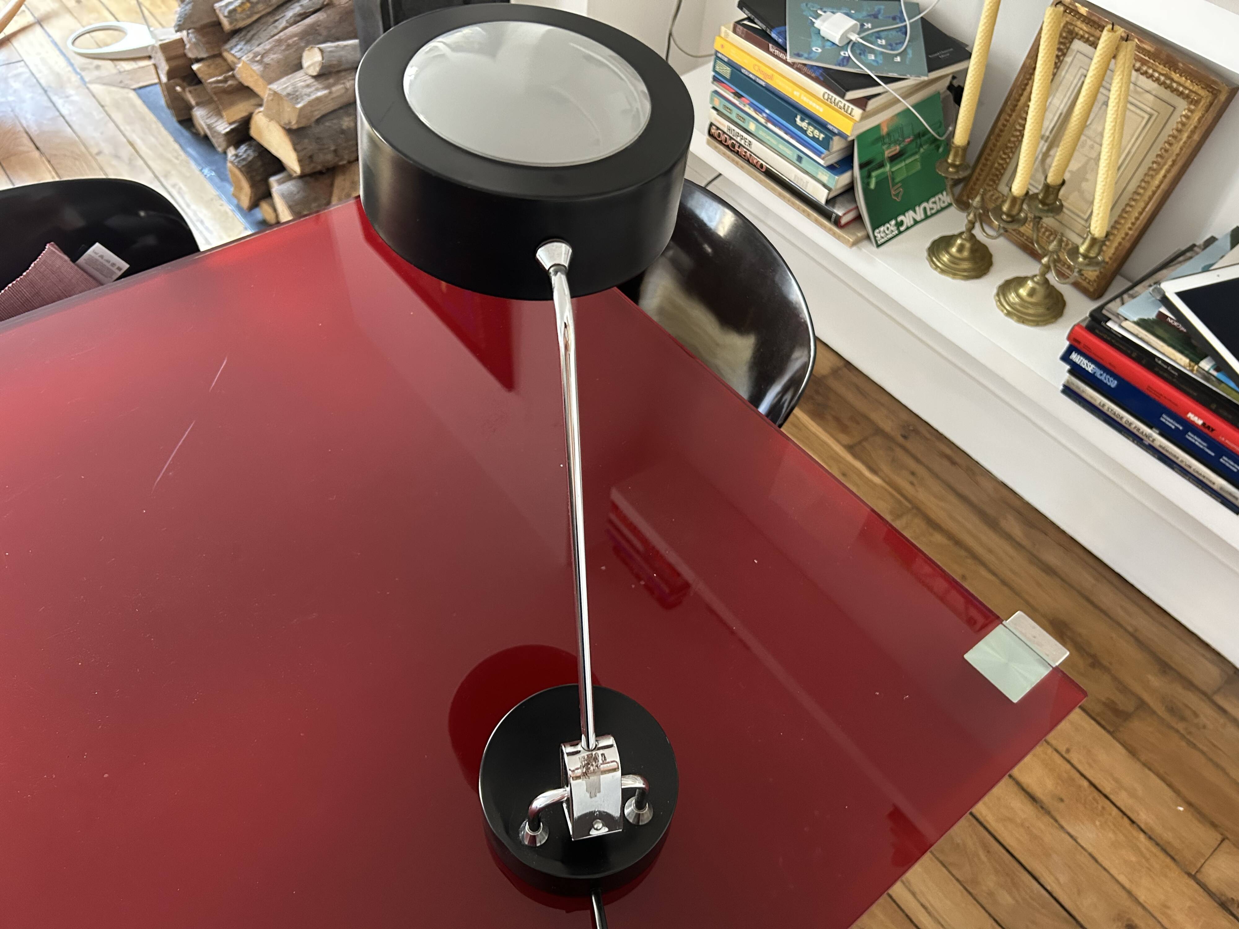 Rare JUMO desk lamp – Model ZF2 by Charlotte Perriand