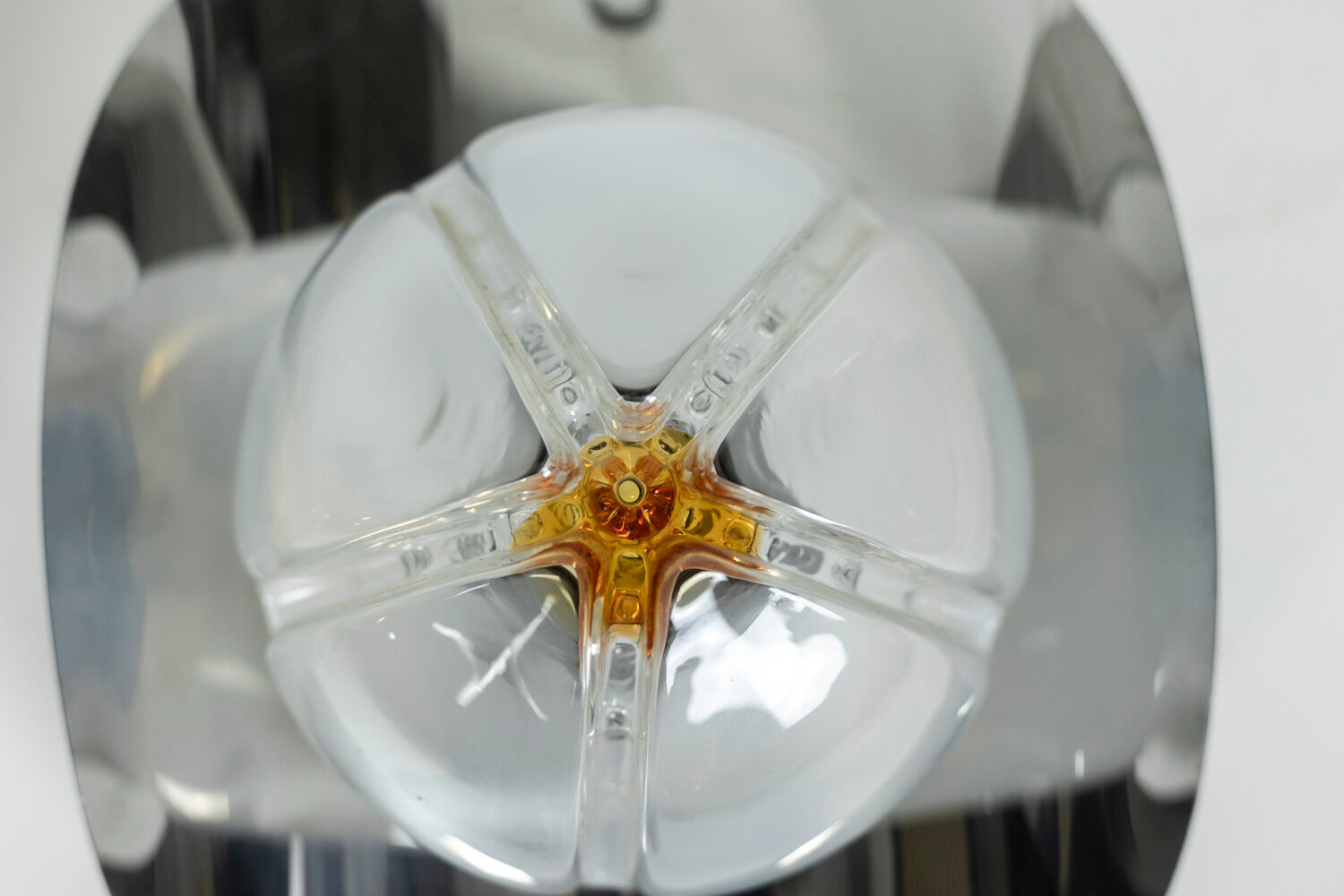 Mazzega, Pair of Murano glass sconces, 1970s