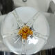 Mazzega, Pair of Murano glass sconces, 1970s