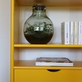 Yellow solid pine shelf