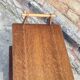 Desserte meuble d'appoint rotin et bois