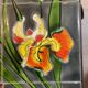 Vallauris coffee table signed rheaul faience tiles, flowers and wrought iron