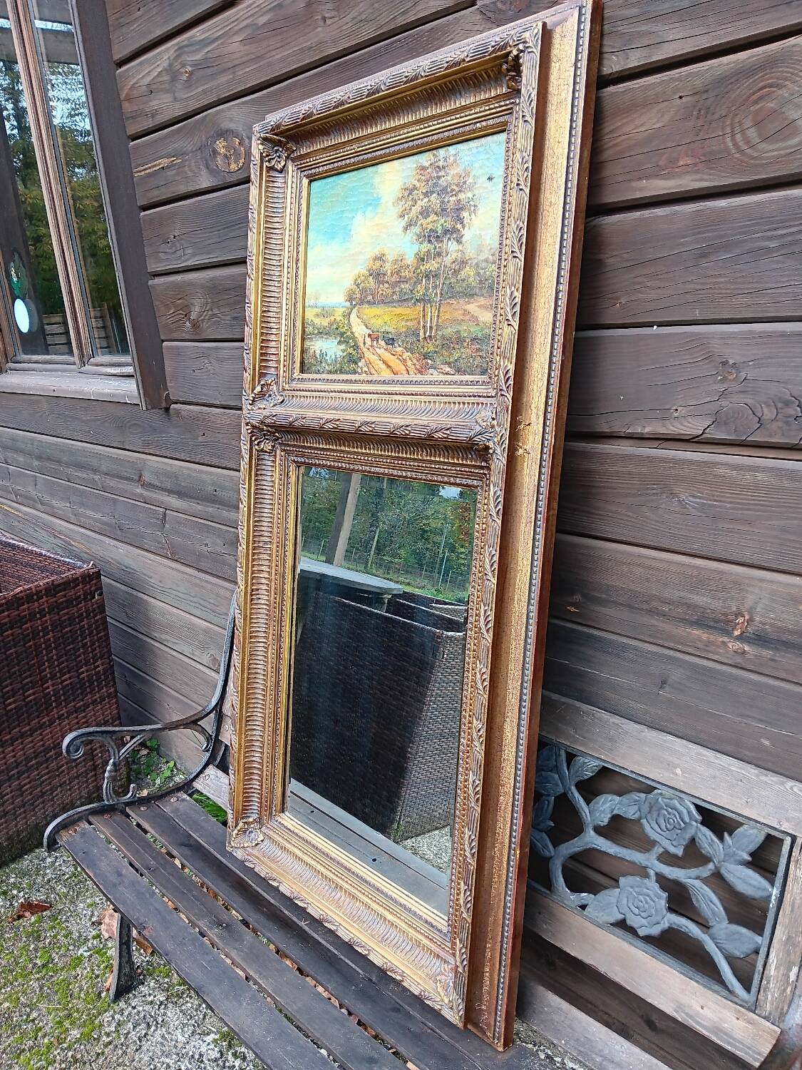 Trumeau mirror