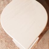 Travertine coffee table