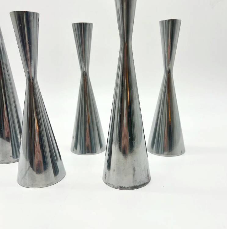 Set of "Erika Pekkari" candlesticks — 1990s