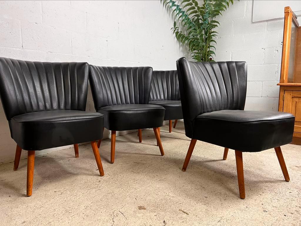 Chaise de cocktail vintage