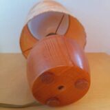 Lampe de chevet en bois 1970
