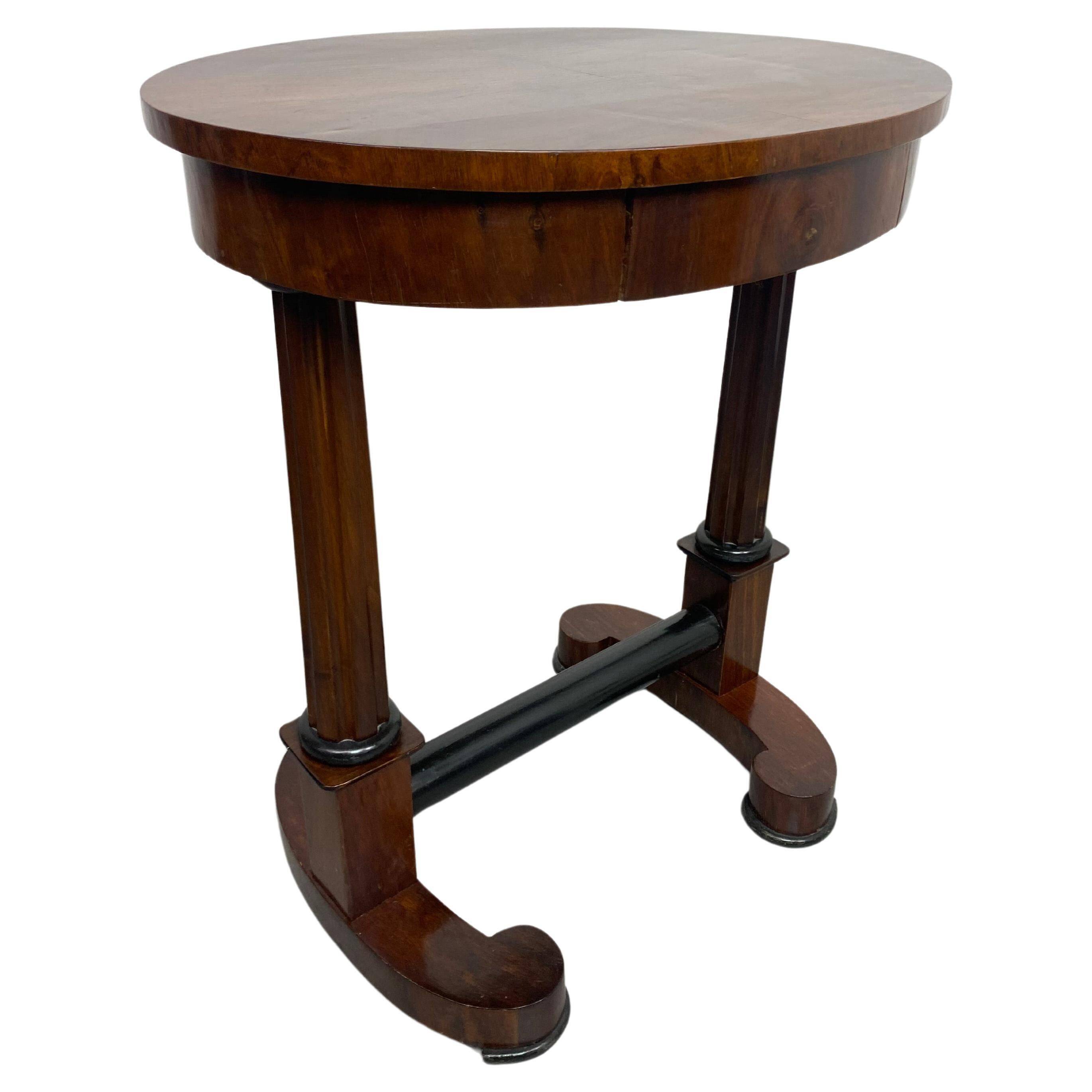 Biedermeier side table from the 19th century