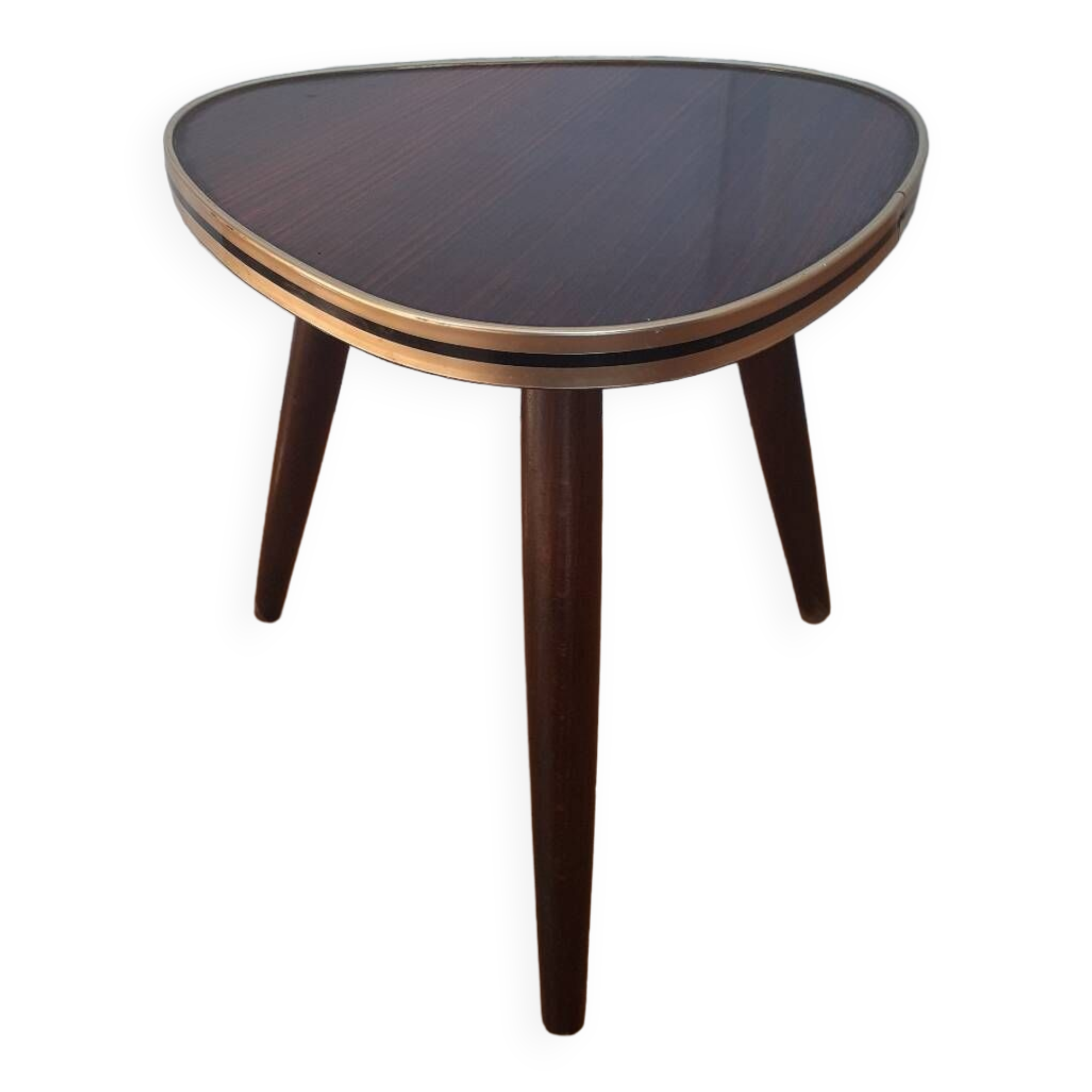 Formica tripod side table
