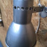 Vintage brushed aluminum wall light