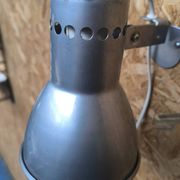 Vintage brushed aluminum wall light