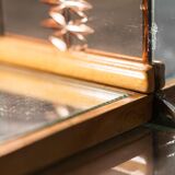 Chest of drawers wooden mirror 40