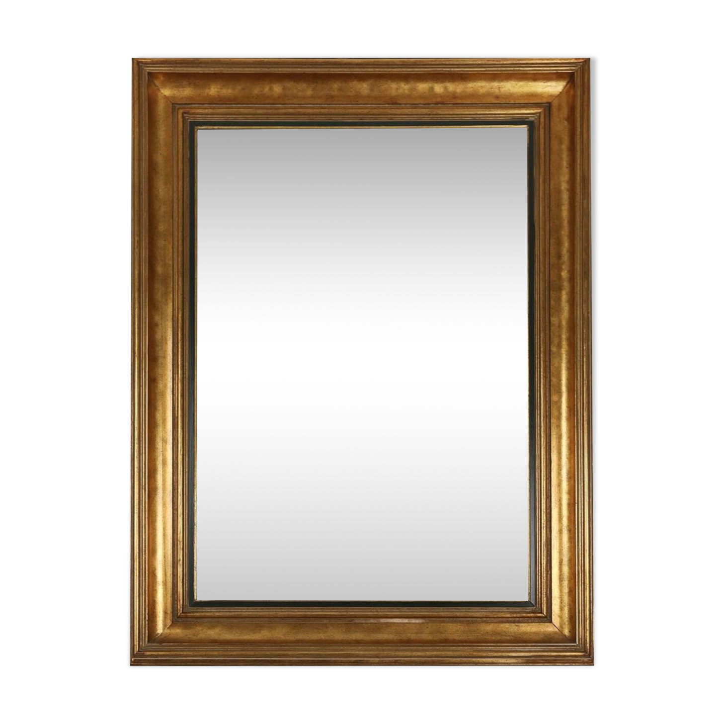 Timeless gilded mirror by Deknudt, Belgium in wood, Belgium ca. 1960