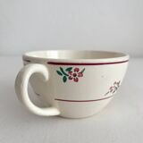 Antique earthenware cup “Solange” Digoin Sarreguemines