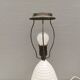 Older ceramic table lamp with beautiful details.