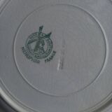 Set of 10 large ironstone plates Art Deco Saint-Amand Water Lily