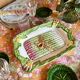 Slush asparagus draining dish
